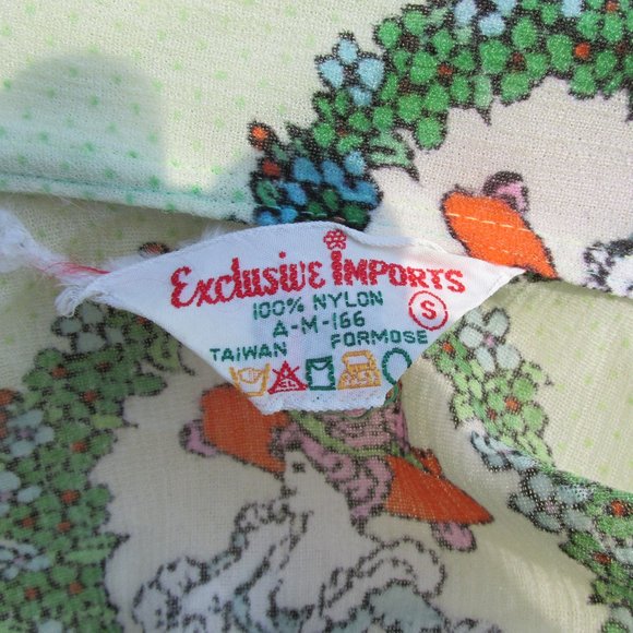 Vintage 70s Green Blouse - Picture 4 of 4